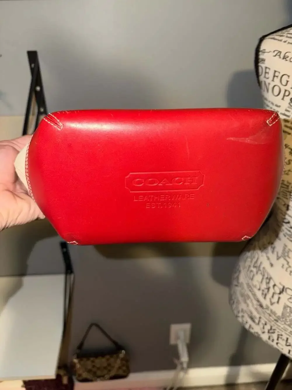 Coach vintage straw